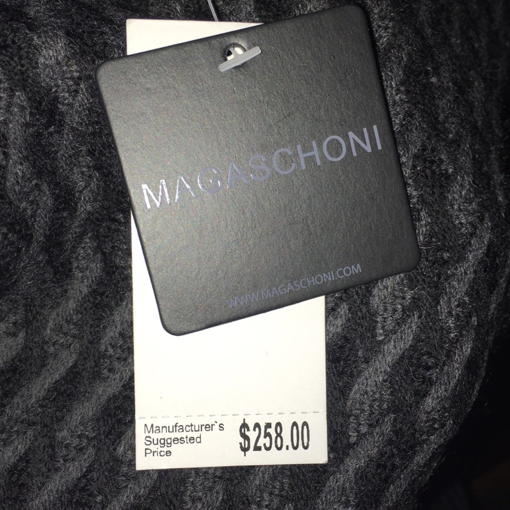 Magaschoni Black/Chalkboard Heather Sweater